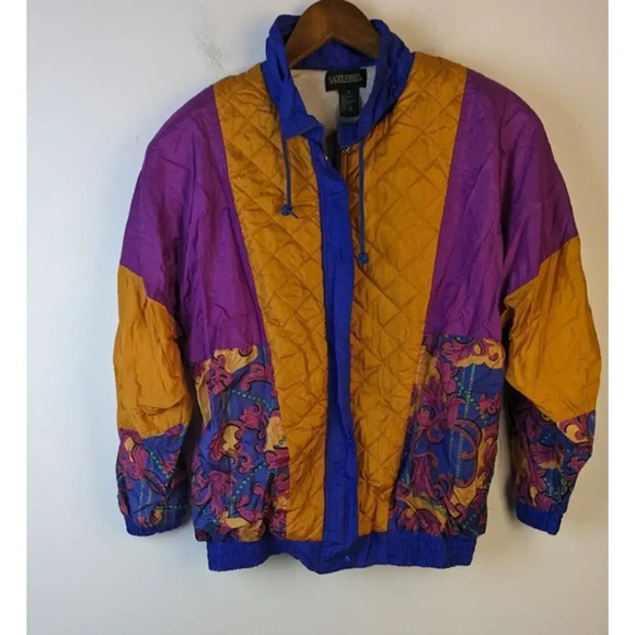 Vintage 80's Quilted Jacket - Small - Picture 1 of 4